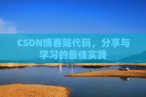 CSDN博客贴代码，分享与学习的最佳实践